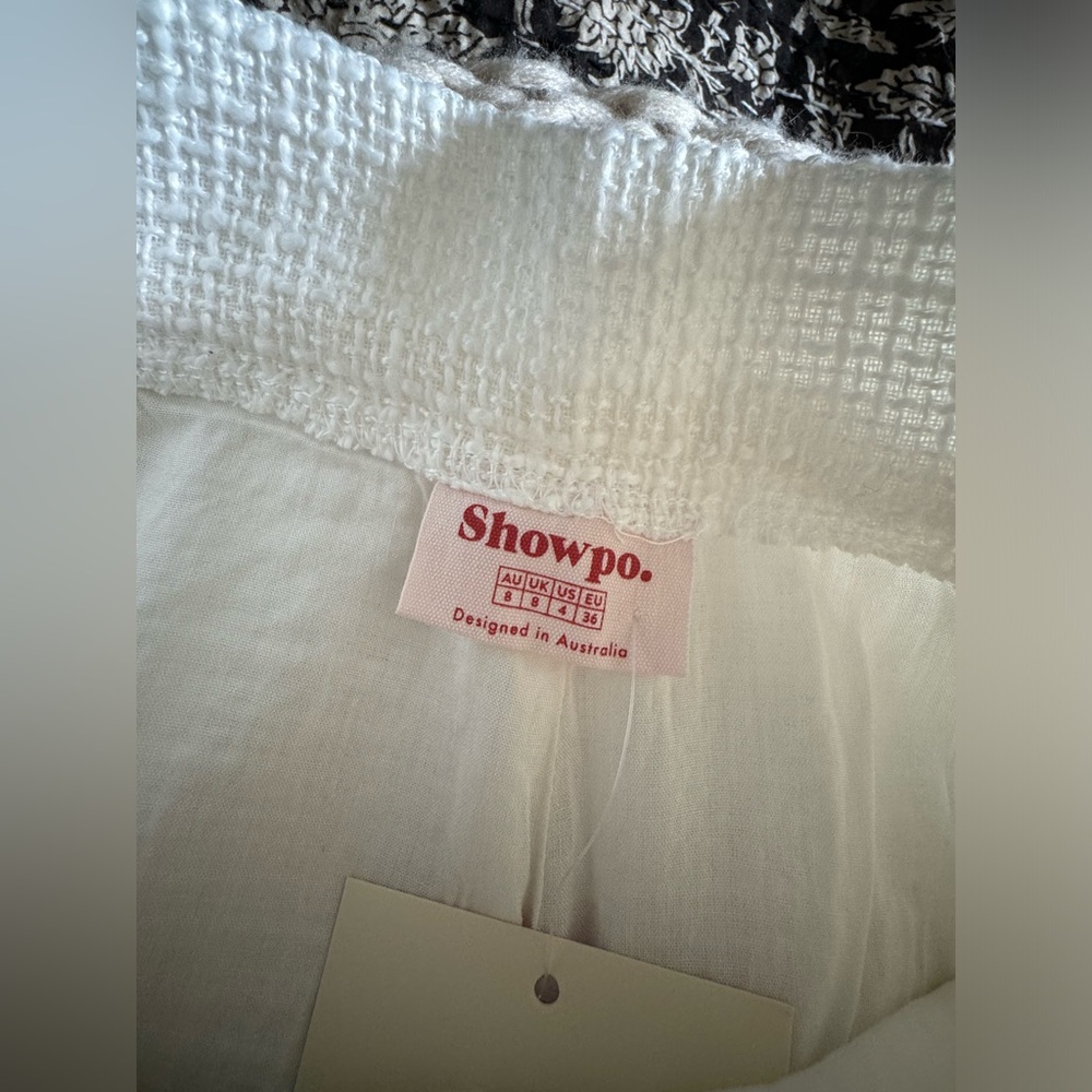 Showpo Walter’s Pant- Tweed Wide Leg Tailored Pant - Picture 2 of 8